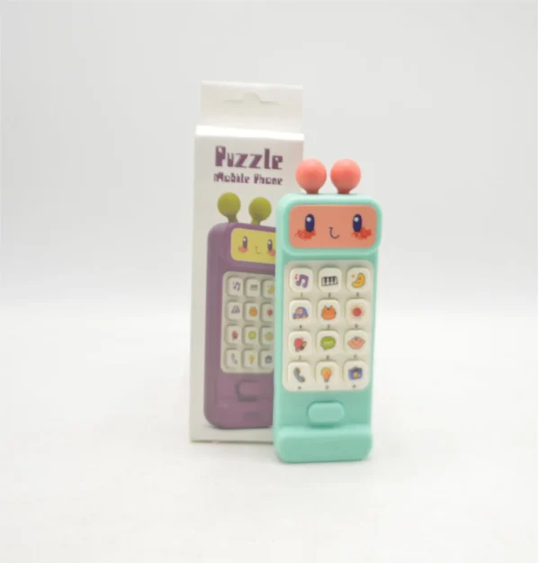 Music Phone Toy Music And Lights Cartoon Shape Number Baby Phone Toy - Image 3
