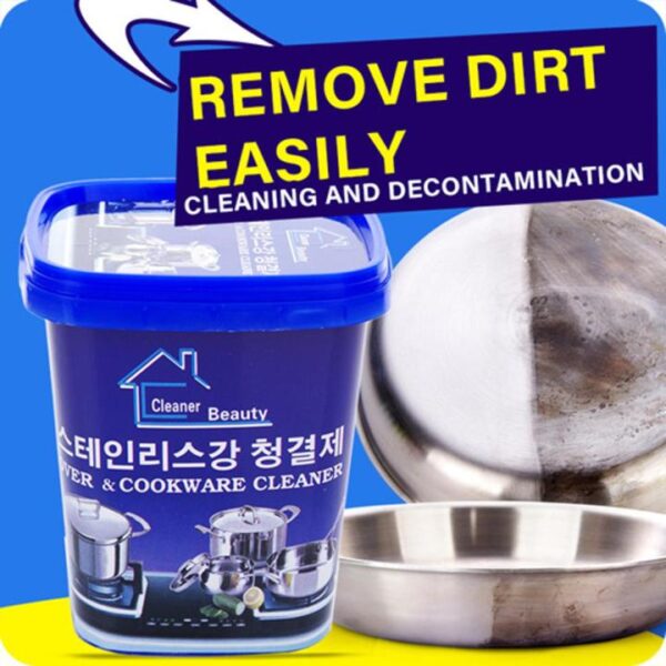 100% Original imported Cookware Cleaner Kitchen Wash Paste Household Stainless Steel Cleaning Paste