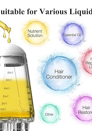 5ml and 15ml Hair Comb Scalp Liquid Applicator Portable Mini Massage Hair Comb Oil applicator comb