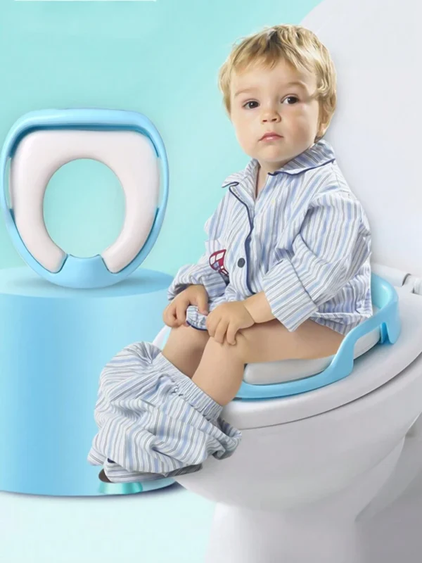 Baby Potty Seat for commode- Comfortable Training Kids Toilet Potty seat, Random Colours
