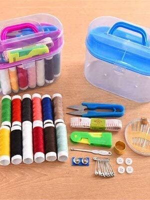 Sewing Kit Cartoon Design Sewing Box Sewing Storage Accessories Tools Thread Box