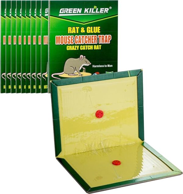 Reusable Expert Catch Mouse Glue Traps - Mouse Catcher Insect Lizard Spider Cockroach Rodent Snake Strongly - Image 2
