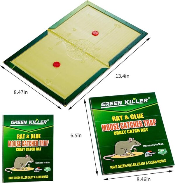 Reusable Expert Catch Mouse Glue Traps - Mouse Catcher Insect Lizard Spider Cockroach Rodent Snake Strongly