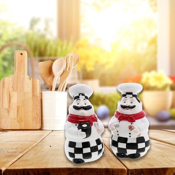 Bistro Chef Salt And Pepper Shaker Set | Kitchen Accessories