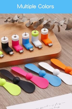 Sixonic Portable Android Mini OTG Mobile Fan For All Android Mobiles & Tablet