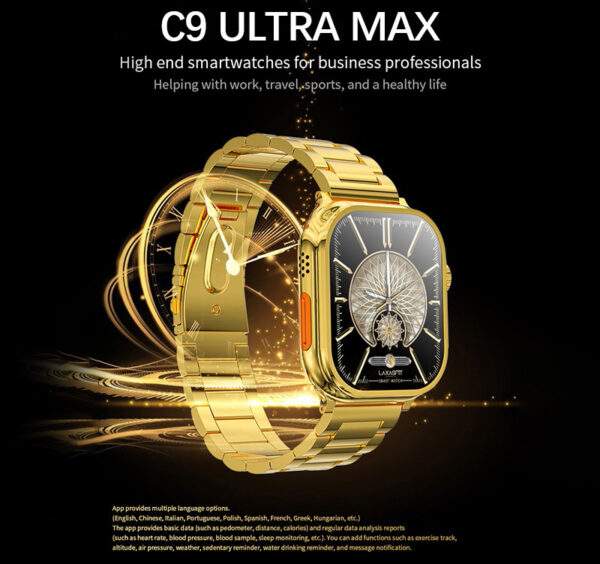 C9 Ultra Max Gold Edition Color Smartwatch