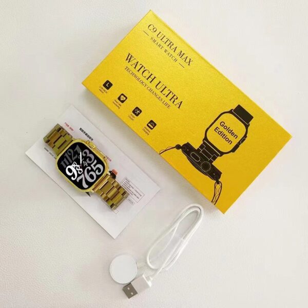 C9 Ultra Max Gold Edition Color Smartwatch - Image 6