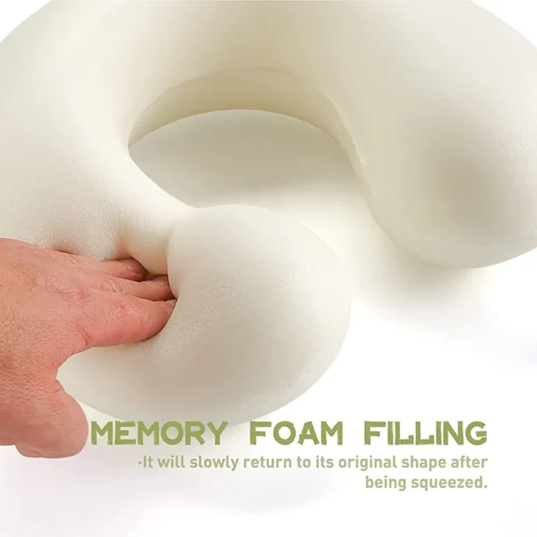 Airplane Pillow for Kids Memory Foam Animal U-Shaped Head Neck Support Resting Pillow with Washable Cover Gifts for Children - Image 4