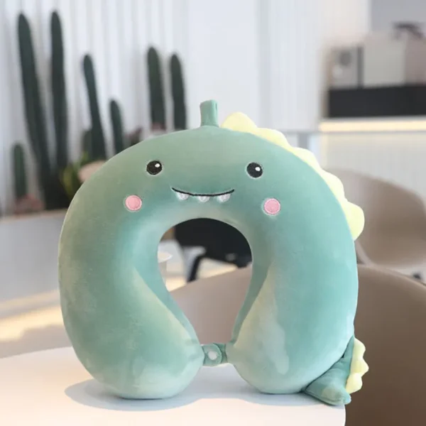 Airplane Pillow for Kids Memory Foam Animal U-Shaped Head Neck Support Resting Pillow with Washable Cover Gifts for Children - Image 3
