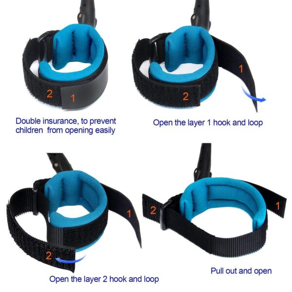 Anti Lost Wrist Link Strap with Harness and Leash - Secure Traction Rope Wristband for Toddlers and Babies - Reliable Hand Belt and Safety Band for Peace of Mind - Image 5