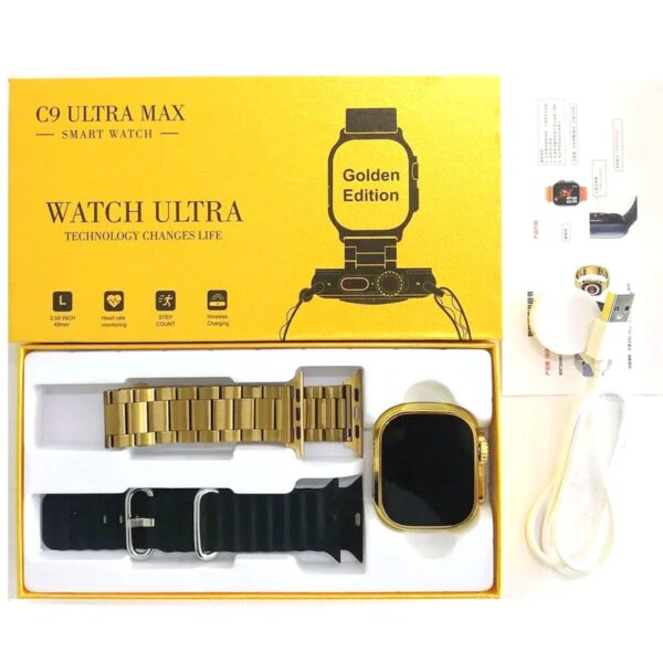 C9 Ultra Max Gold Edition Color Smartwatch - Image 5