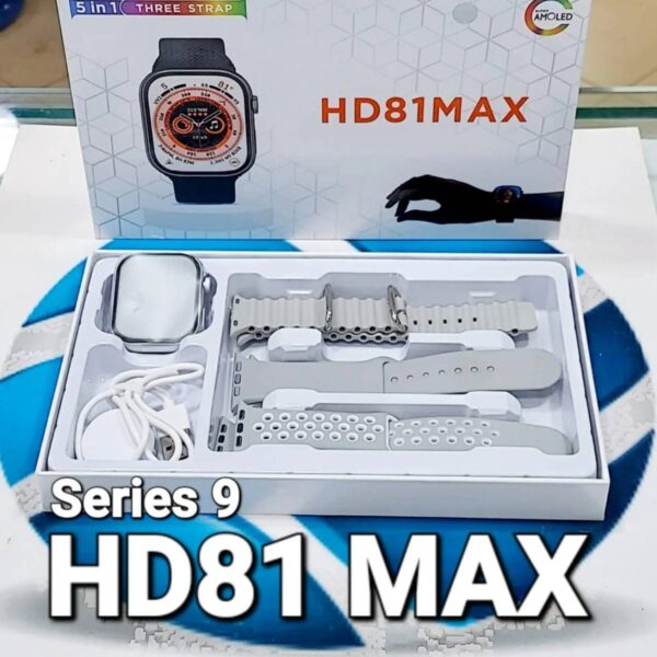 Series 9 HD81 Max smart watch 3 in 1 straps - Image 3