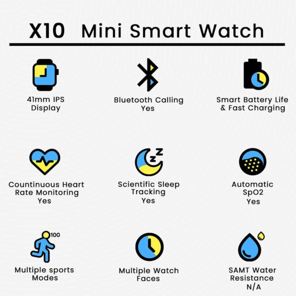 X10 Mini Smart Watch - Image 5