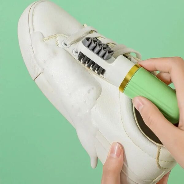 Brush with Dispensing Bottles Soft Bristled Wash Shoe Cleaning Tools Clothes Board Clean Suede Shoe Brush for Home