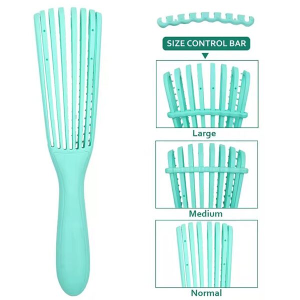 STYLISH Curly hair brush massage wet hair comb & hair brush - Image 2