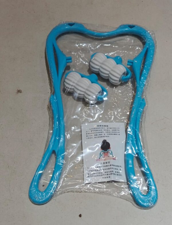 6 Wheel Neck And Body Massager Roller - Image 2