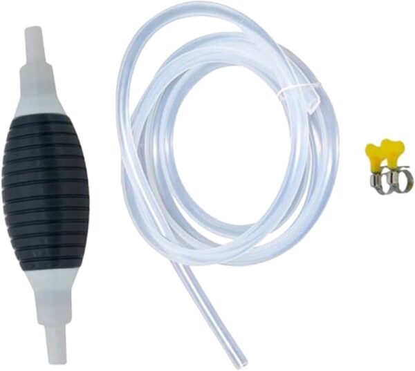 New Portable Siphon Pump for Gasoline Manual Fuel Transfer Pump , Gasoline Transfer Pump with Hose for Gas Oil Diesel Water Fish Tank - Image 3