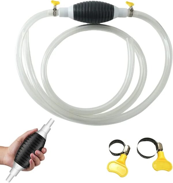 New Portable Siphon Pump for Gasoline Manual Fuel Transfer Pump , Gasoline Transfer Pump with Hose for Gas Oil Diesel Water Fish Tank