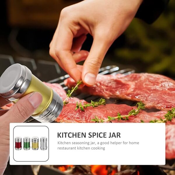 Salt box Steel container Black Pepper All Spices used to store 1pcs - Image 3