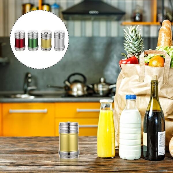Salt box Steel container Black Pepper All Spices used to store 1pcs - Image 4