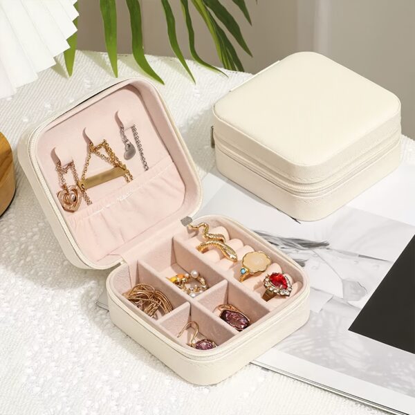 Mini Leather Jewelry Organizer - Image 2