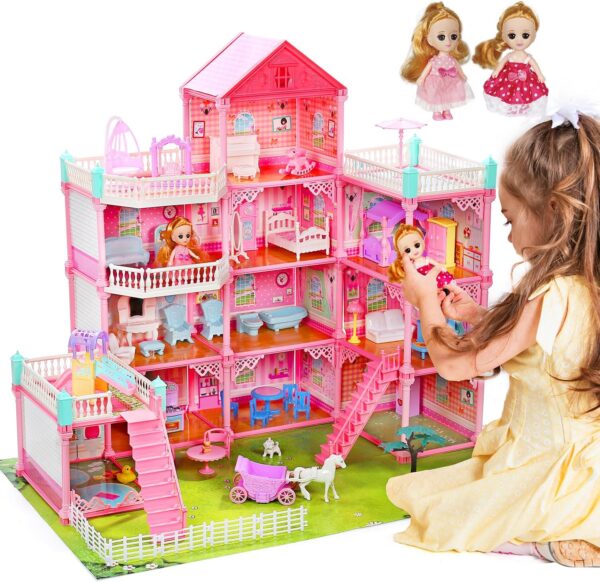 Lovely House D.I.Y Assemble Doll Play House