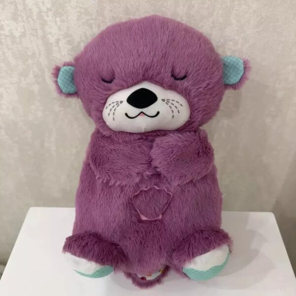 Baby Breathing Bear Baby Soothing Music Sleeping Companion Sound and Light Teddy bear Toy Gift - Image 7