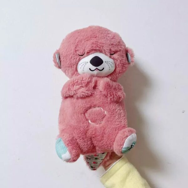 Baby Breathing Bear Baby Soothing Music Sleeping Companion Sound and Light Teddy bear Toy Gift - Image 9