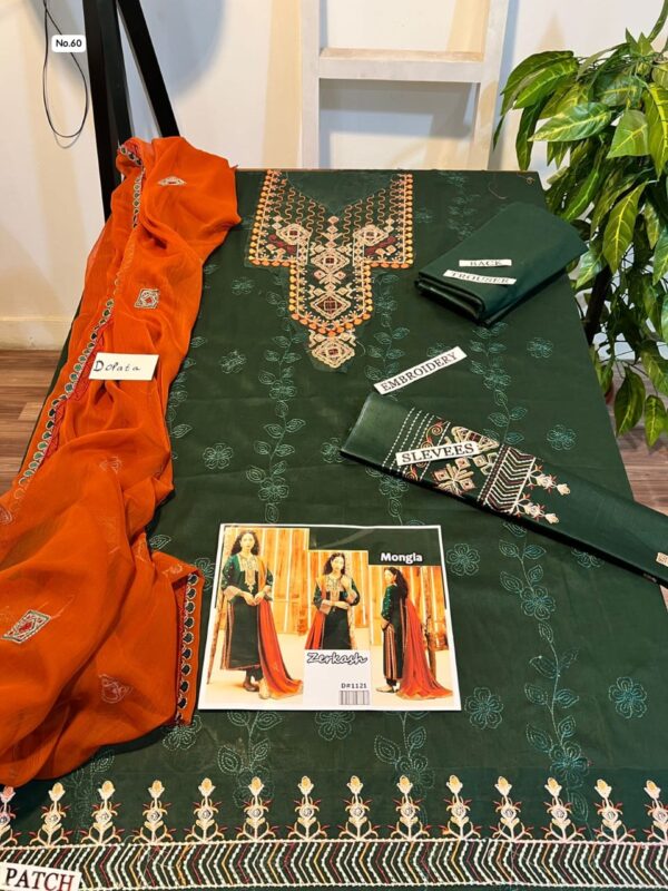 EID COLLECTION 2025 LAWN 9070 ZERKASH BRAND