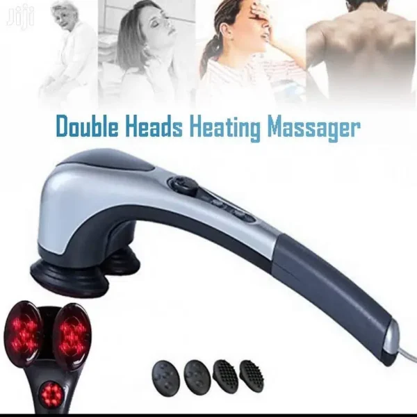 Double Head Massage With Heat Function Body Massager Double Head Therapy Massager With Infrared Light Heat Function Massager Double Head Therapy Massager With Infrared Light Heat Function