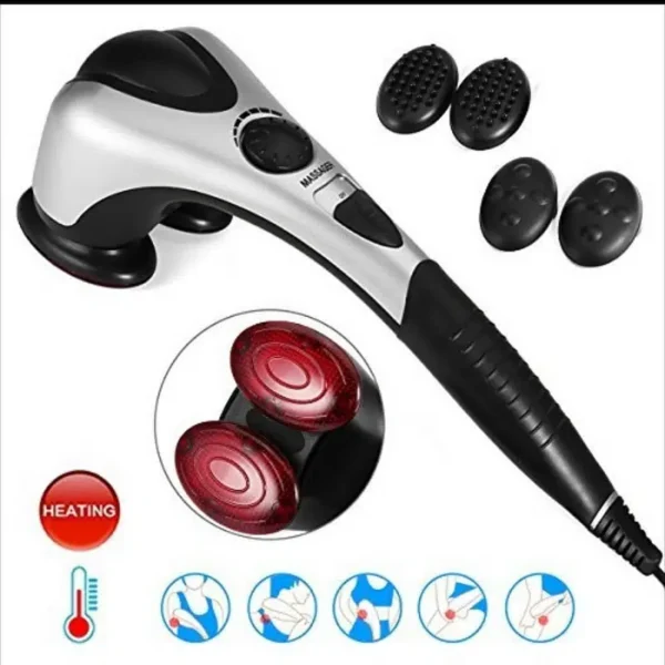 Double Head Massage With Heat Function Body Massager Double Head Therapy Massager With Infrared Light Heat Function Massager Double Head Therapy Massager With Infrared Light Heat Function