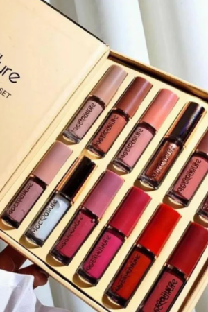 MOCALLURE 12Pcs Super Stay Matte Liquid Lipstick Set For Women Girl