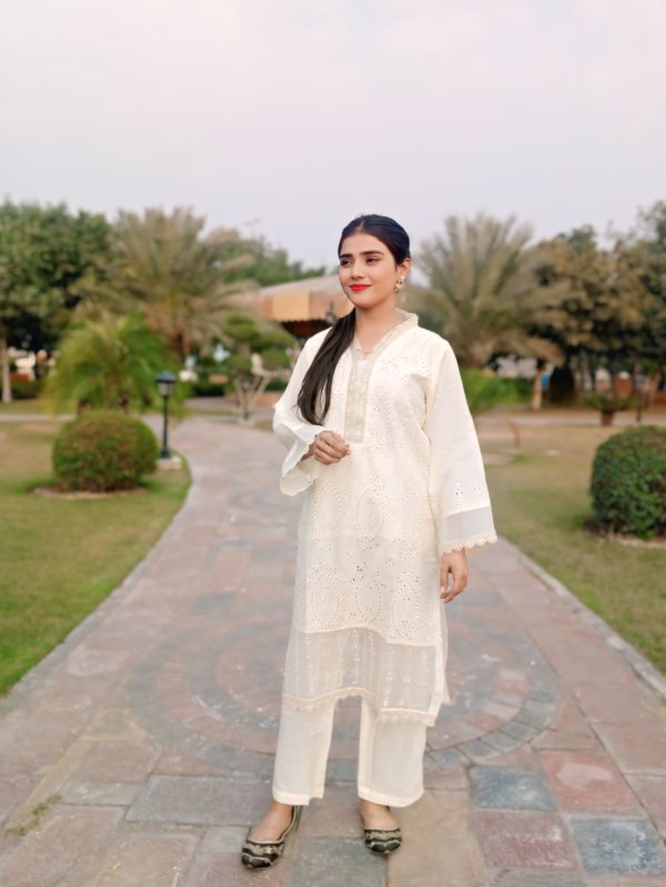 2 piece Cotton Lawn Embroidered, stitched suites