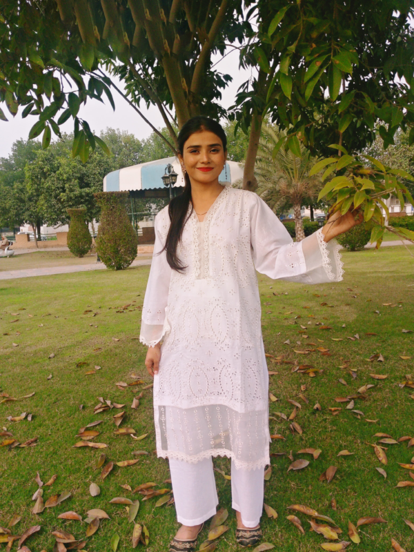 2 piece Cotton Lawn Embroidered, stitched suites - Image 2