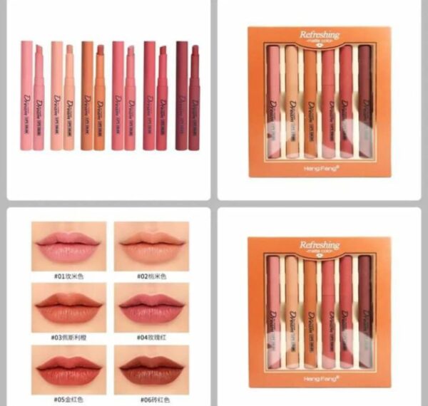 Dream Lipstick matte 6 nude shades
