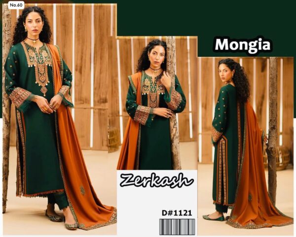 EID COLLECTION 2025 LAWN 9070 ZERKASH BRAND