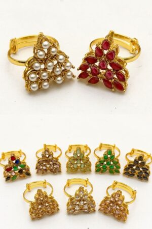 Native made Rings in real stone fine Quality single piece
