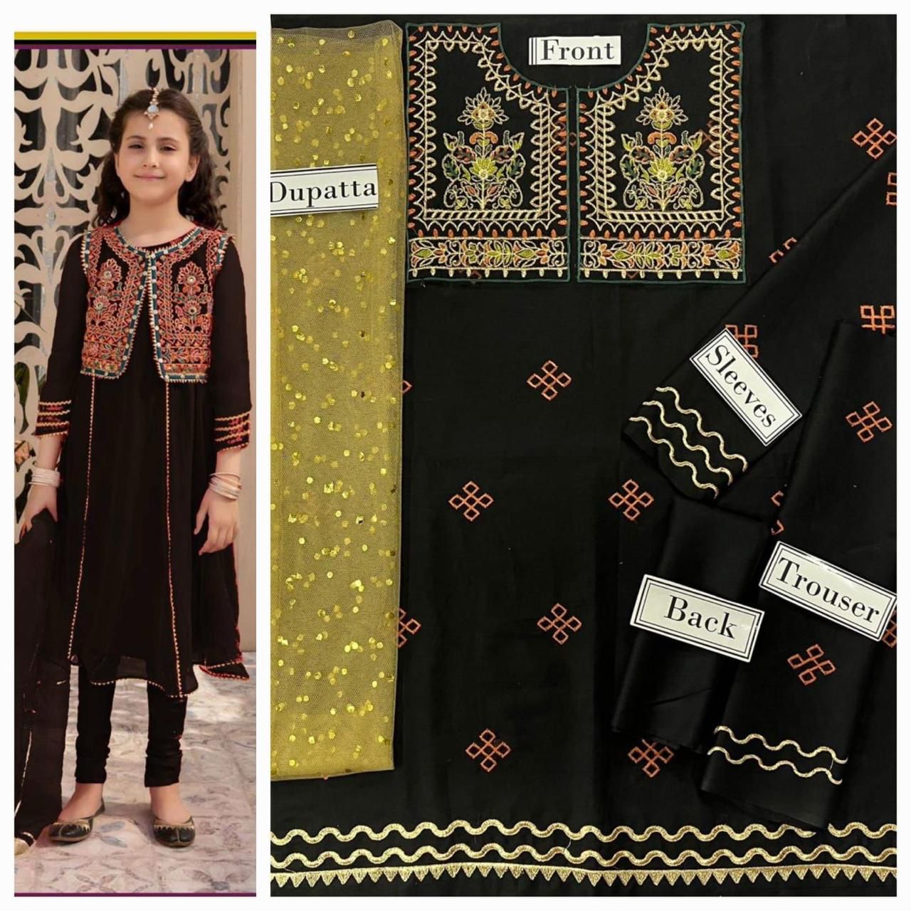 Kids lawn dress