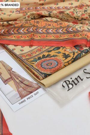 EID COLLECTION 2025 BIN SAEED 100% ORIGINAL LAWN 9088