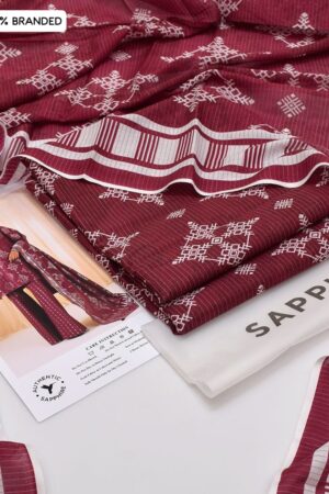 SAPPHIRE 2025 NEW VOLUME Digital Printed Lawn bana dora Collection