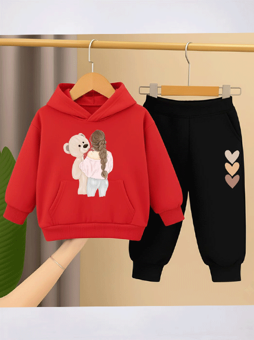 Kids Hoodie & Trouser Set – Winter Collection - Image 3
