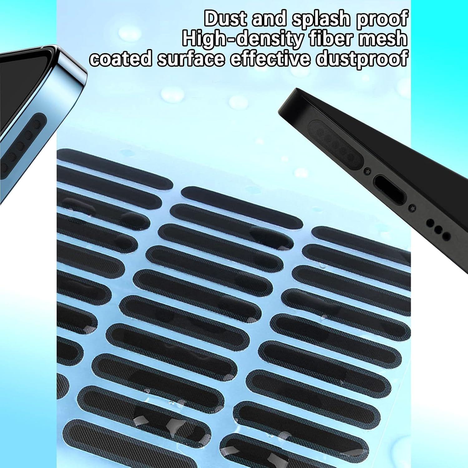 10 PCs Protect Mobile Phone Dustproof Net Stickers Speaker Mesh Anti Dust Proof Universal - Image 2