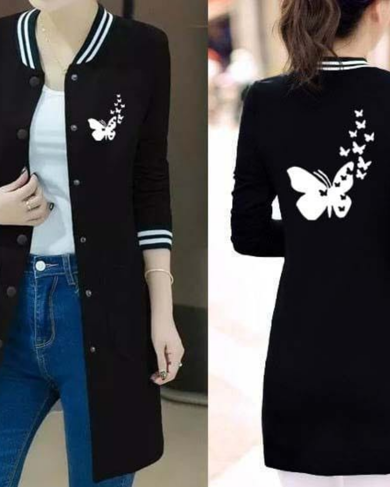 Women's Baseball Pocket Style Button Printed Upper - Image 15