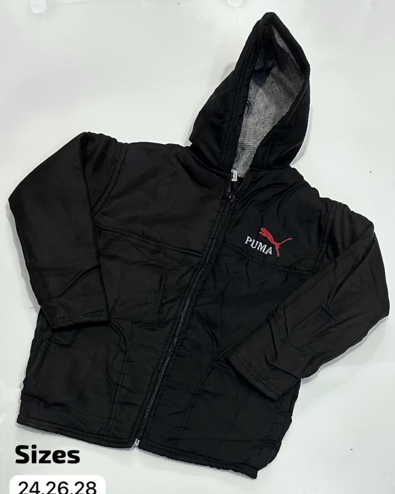 Premium Hooded Winter Jacket – Puma Style Edition - Image 2