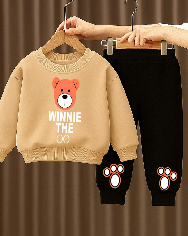 Kids Winter Sweatshirt & Trouser Set - Image 5