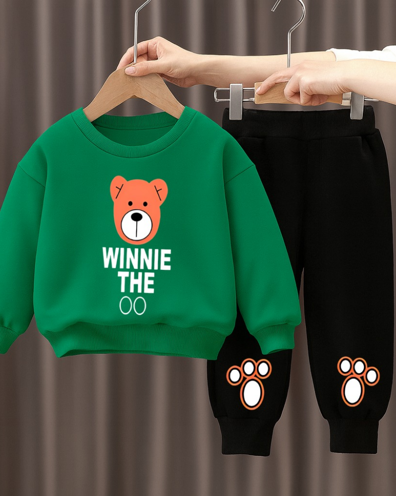 Kids Winter Sweatshirt & Trouser Set - Image 2