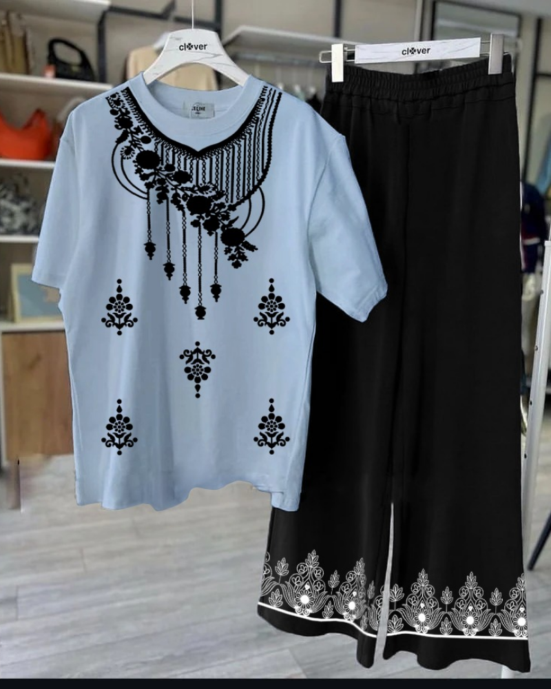 Printed Night Suits for Girls and Womens New Cotton Jersey - Image 37