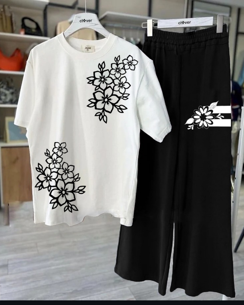 Printed Night Suits for Girls and Womens New Cotton Jersey - Image 18