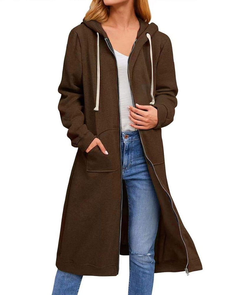 Women’s Extra-Long Zipper Hoodie