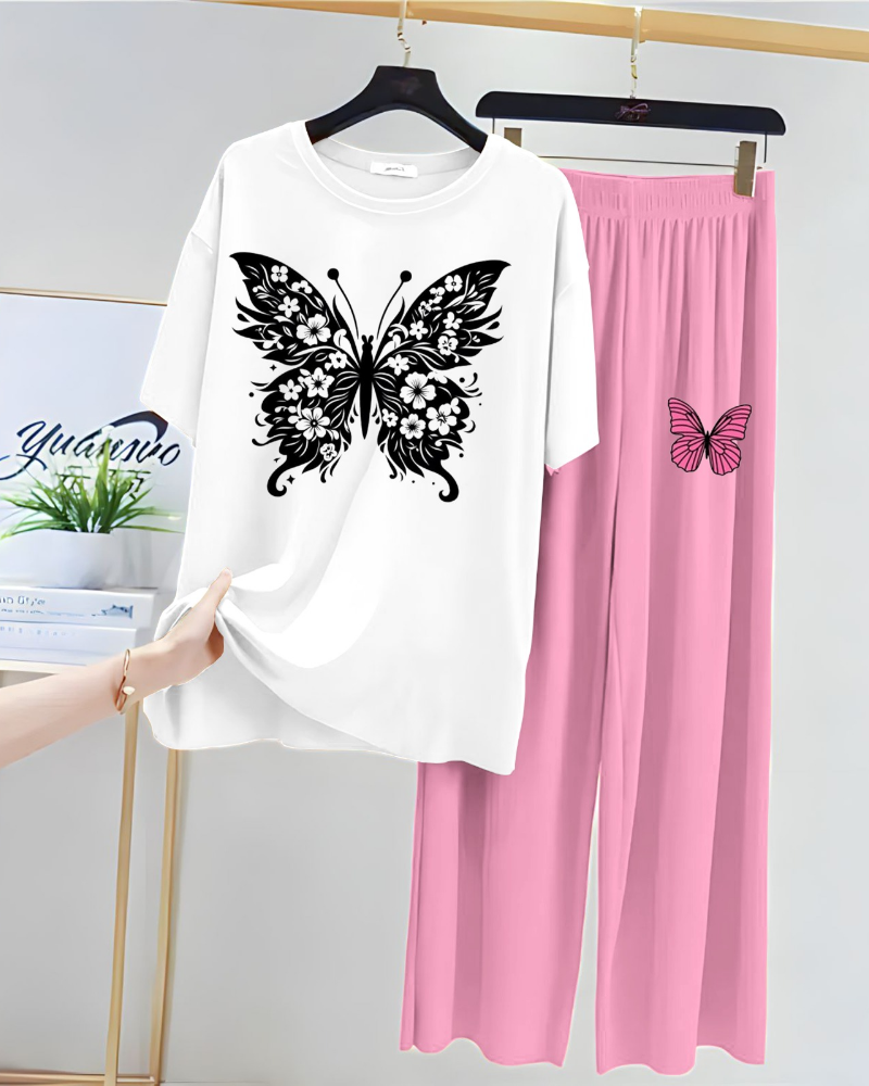 Printed Night Suits for Girls and Womens New Cotton Jersey - Image 6